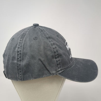 Port Authority Baseball Cap Gray One Size Hilex Poly Novolex Embroidered Hat
