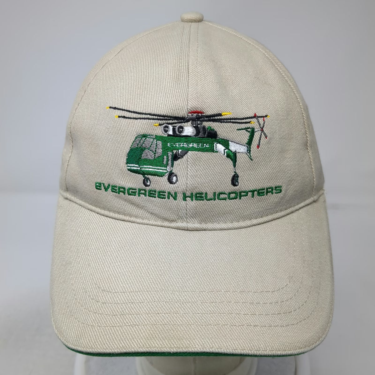 Accent Marketing Baseball Cap Beige One Size Evergreen Helicopters Strapback Hat