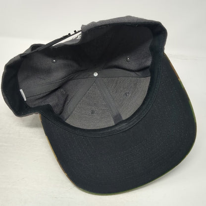 Richardson Snapback Hat Gray One Size Camo Tailgate Sports Pub Patch Truck Logo