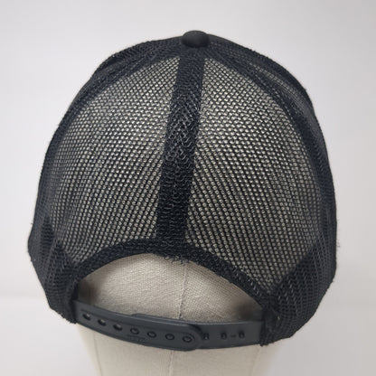 MWR Maui Wave Riders Snapback Trucker Hat Black One Size Mesh Back