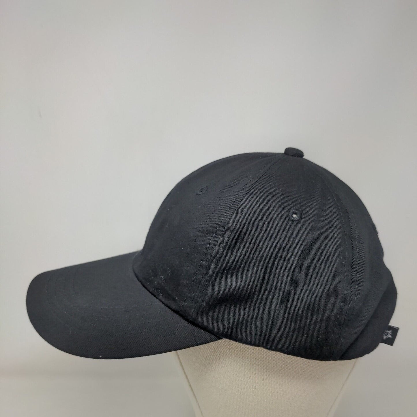 Unbranded Slideback Hat Black One Size Blank Adjustable Vent Holes