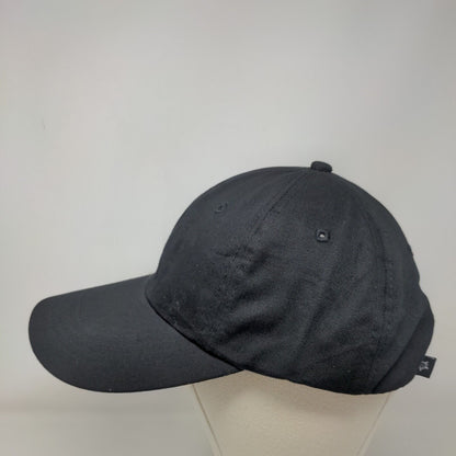 Unbranded Slideback Hat Black One Size Blank Adjustable Vent Holes