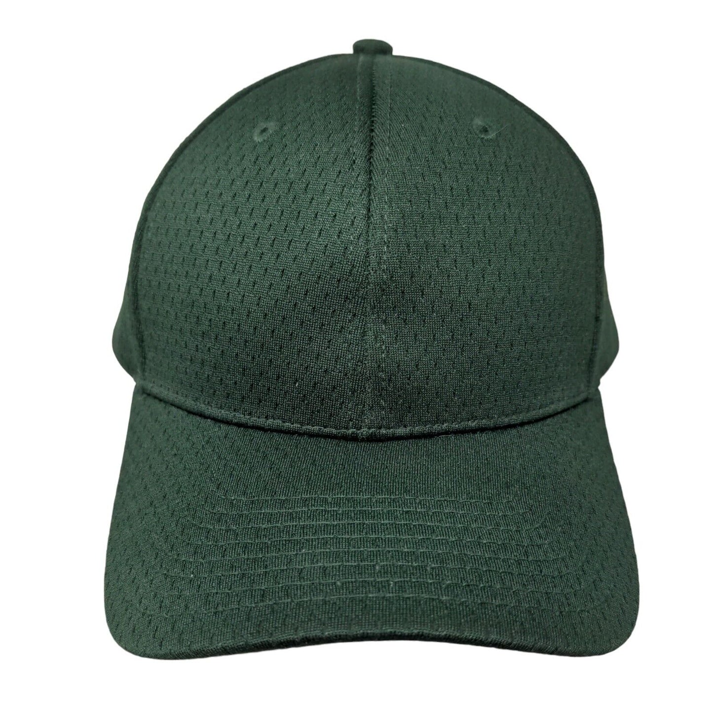 Richardson Strapback Hat Green M-L Adjustable Pro 414 Vented Holes Blank