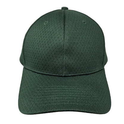 Richardson Strapback Hat Green M-L Adjustable Pro 414 Vented Holes Blank