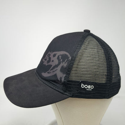 BOCO Gear Amgen Tour of California Bear Black One Size Trucker Hat Mesh Snapback