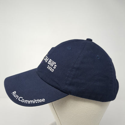 Old Bill's 2020 Run Committee Strapback Hat Blue One Size Adjustable Embroidered