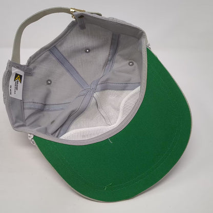 K-Brand Gray Blue Bunge Corporation Soy 5 Panel Rope Hat Strapback OS USA Made