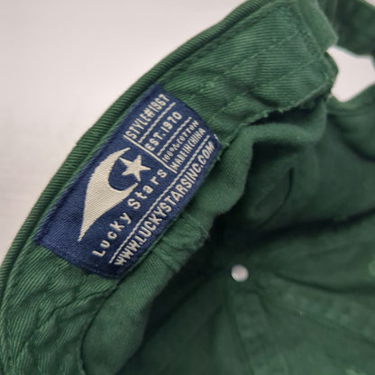Lucky Stars Baseball Cap Green One Size Idaho Landscape Graphic Slideback Hat