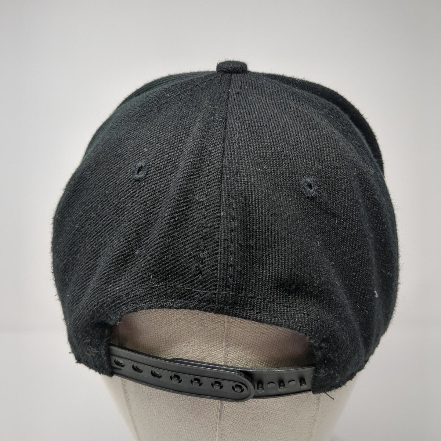 The Flash Snapback Hat Black One Size Adjustable Embroidered Comics