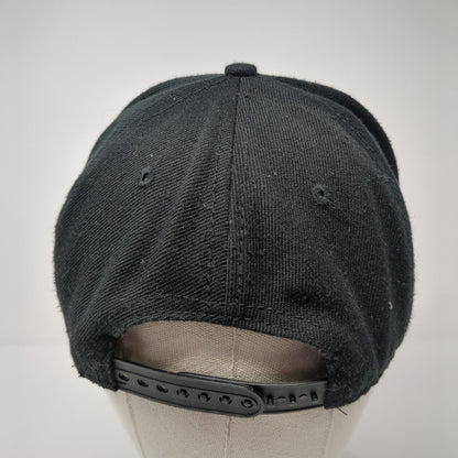 The Flash Snapback Hat Black One Size Adjustable Embroidered Comics