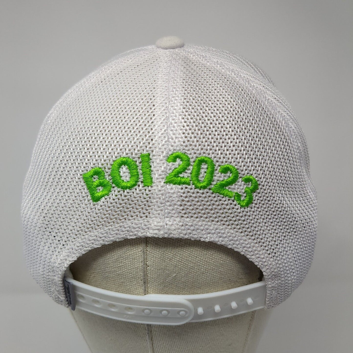 Woody BOI 2023 Snapback Trucker Hat White OS Adjustable Flexfit Mesh Yupoong