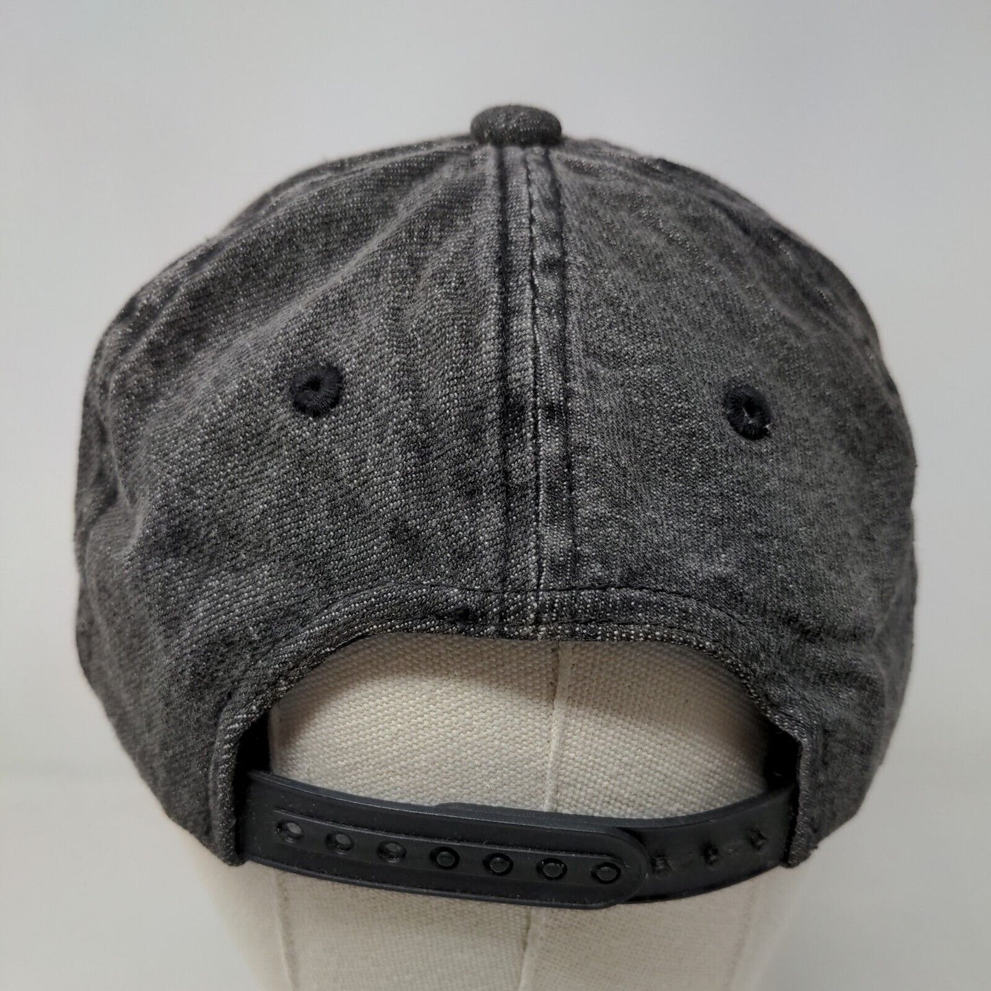 Unbranded Men's Snapback Hat Gray OS Embroidered American Flag Logo Patriotic