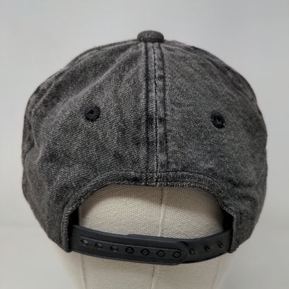 Unbranded Men's Snapback Hat Gray OS Embroidered American Flag Logo Patriotic