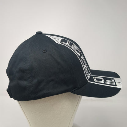 Ford Baseball Cap Black One Size GT Stripe Graphic Cotton Logo Strapback Hat