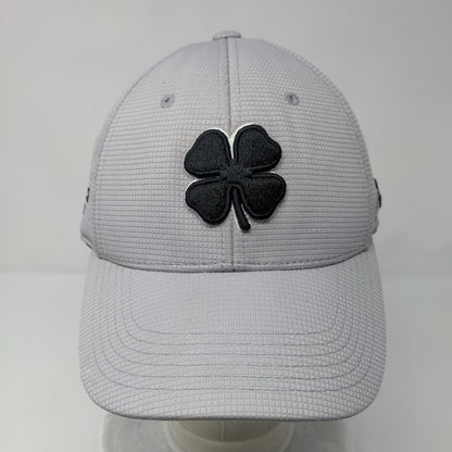 Live Lucky Top Golf Las Vegas Fitted Hat Gray L/XL Memory Fit Black Clover