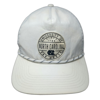 '47 North Carolina Tar Heels NCAA 5 Panel White One Size Snapback Rope Hat