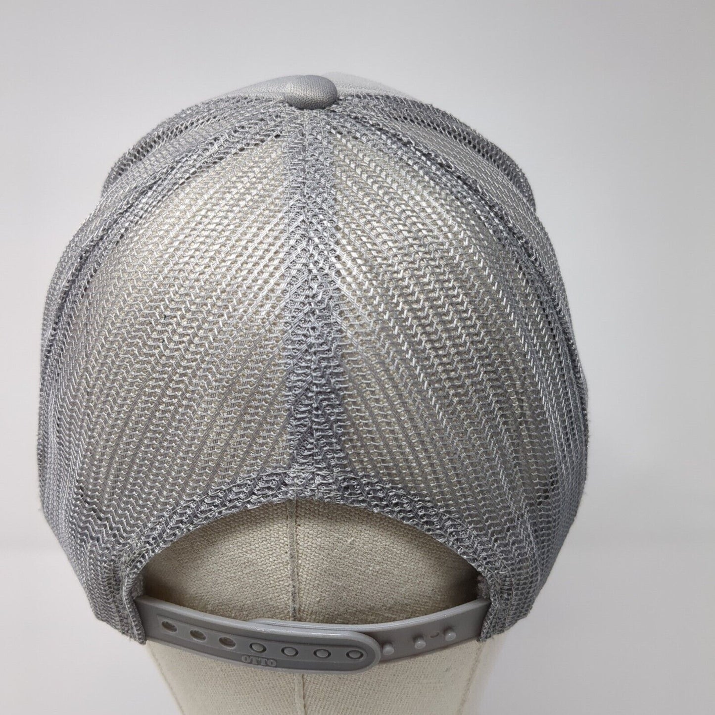 Let Us Worship Snapback Rope Trucker Hat Gray One Size Mesh Back Otto