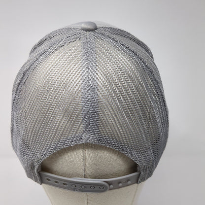 Let Us Worship Snapback Rope Trucker Hat Gray One Size Mesh Back Otto