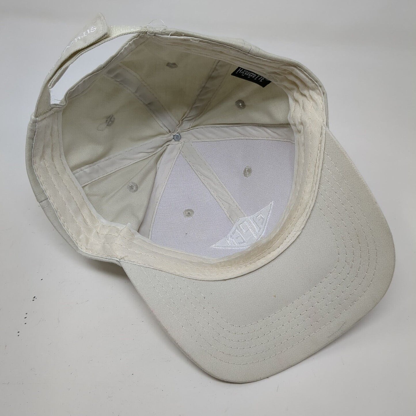 Eupen Strapback Hat Tan OSFA Adjustable Embroidered 6 Panel Hammette Sharp