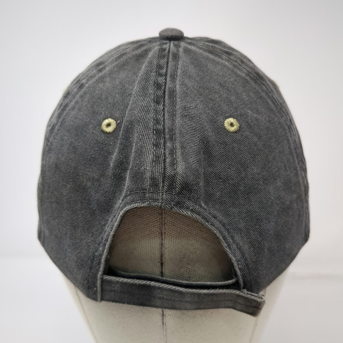 ¡Ay Güey! Baseball Cap Gray One Size Huichol Jaguar Embroidered Strapback Hat