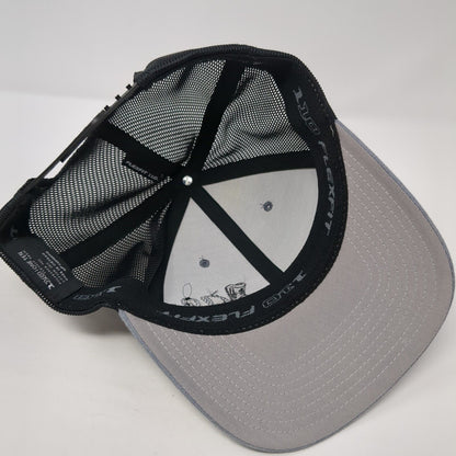 Jae Foundation Snapback Trucker Hat Gray OS Adjustable 110 Flexfit Mesh Back