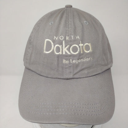North Dakota Be Legendary Slideback Hat Gray OSFA Adjustable Paramount