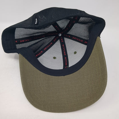 Killik Fitted Trucker Hat Green XL Mesh Back Colorblock Outdoor Cap