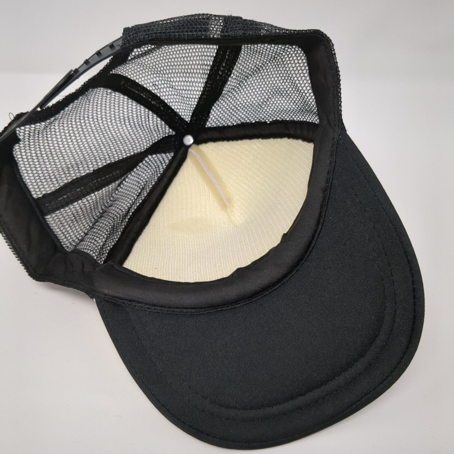 Miss Behaving Snapback Trucker Hat Black One Size Adjustable Mesh Back 6 Panel