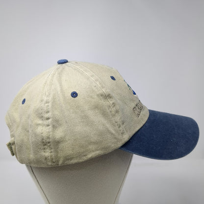 Clearwater Beach Florida Palm Trees Wave Beige Blue Baseball Cap One Size Hat