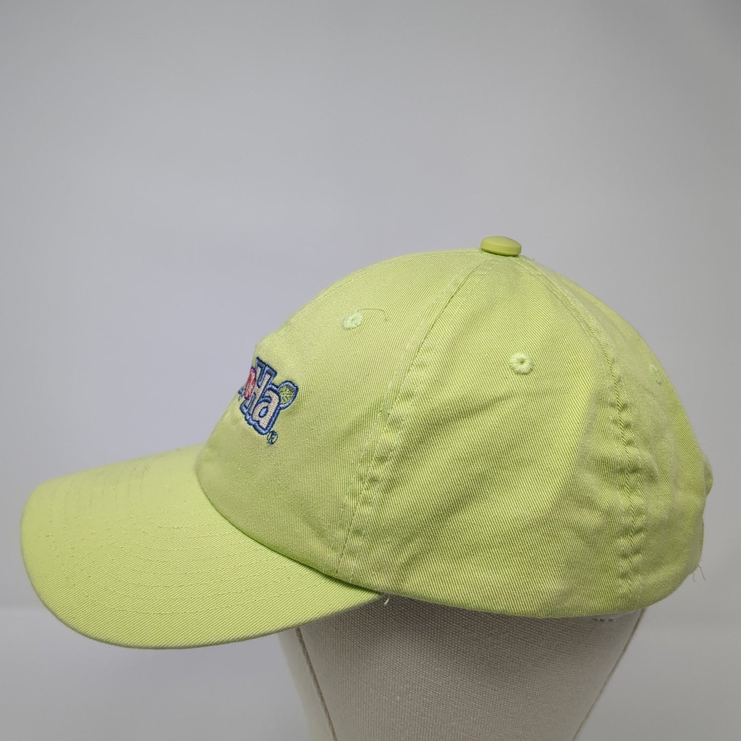 XeloHa Slideback Baseball Cap Green One Size Adjustable Embroidered 6 Panel