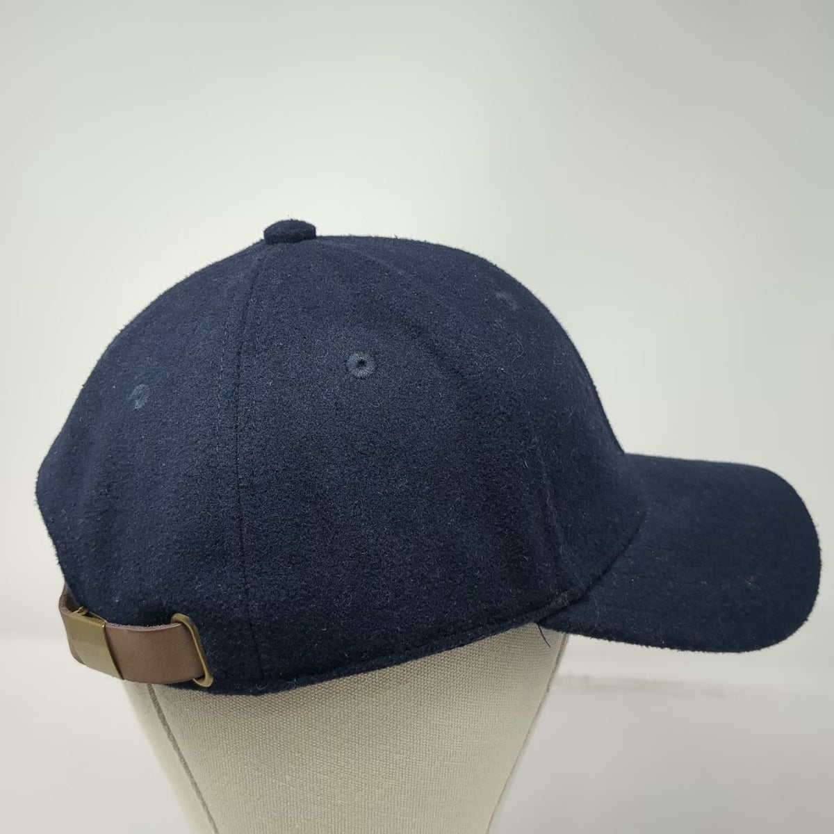 Goodfellow & Co Baseball Cap Blue One Size Solid Felted Plain Slideback Hat