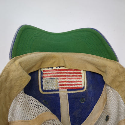 Redfish Lake Lodge Snapback Mesh Back Trucker Hat Blue One Size Legacy