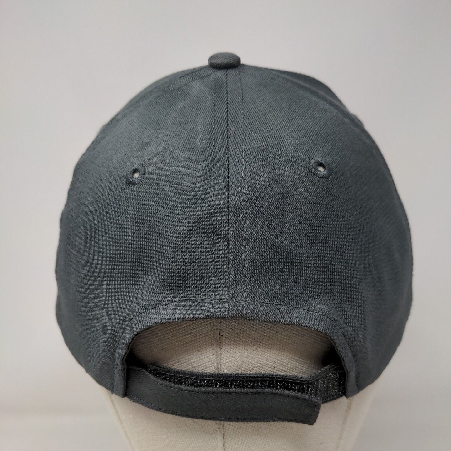 AK Last Frontier Strapback Hat Gray One Size Adjustable Embroidered