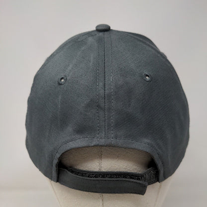 AK Last Frontier Strapback Hat Gray One Size Adjustable Embroidered