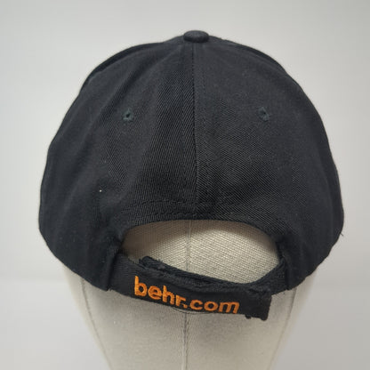 BEHR Strapback Hat Black One Size Adjustable Embroidered Logo Outdoor