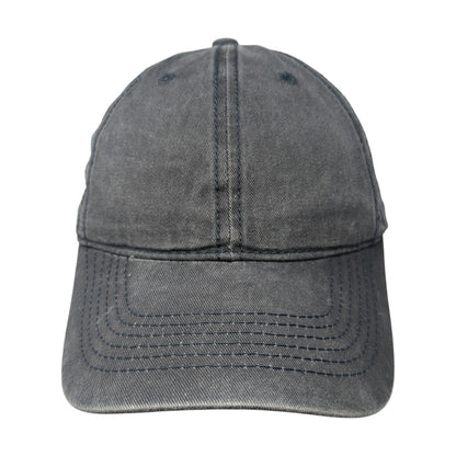 David And Young Slideback Hat Gray One Size Solid Blank Outdoor 6 Panel