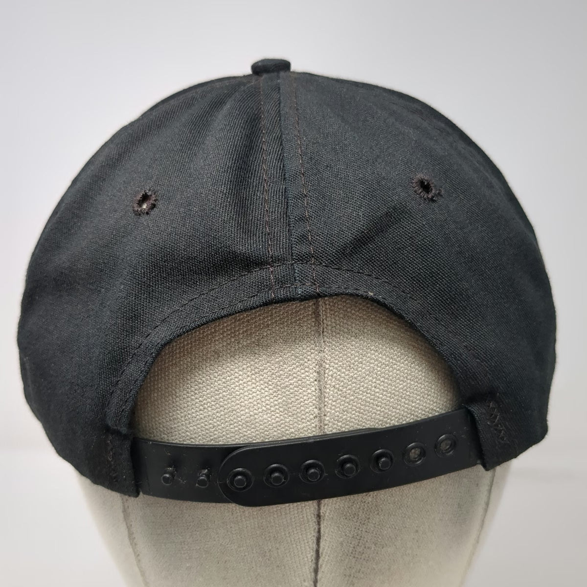 Ray-Ban Snapback Hat Black Green Underbrim Made in USA Script Logo Cap Vintage