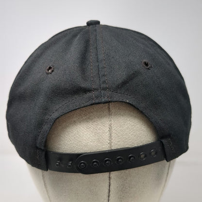 Ray-Ban Snapback Hat Black Green Underbrim Made in USA Script Logo Cap Vintage