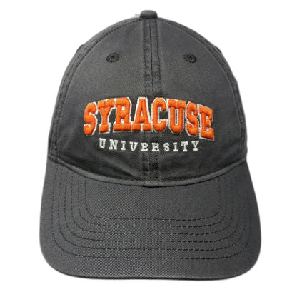 Syracuse Orange NCAA Legacy Cap Gray White One Size Slideback Embroidered Hat