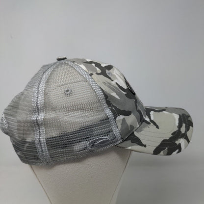 Cider Ridge Golf Club Men's Snapback Mesh Back Hat Gray Camo OS Embroidered