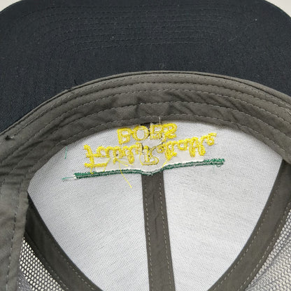 Pacific Headwear Trucker Hat Black One Size Mesh Back Snapback Embroidered Logo
