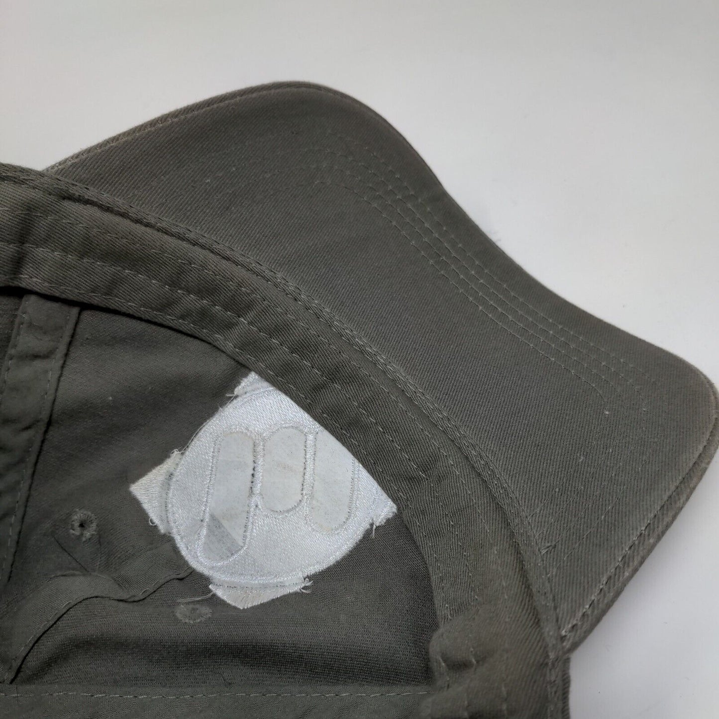 Eldeco Live Safe Work Safe Slideback Hat Gray One Size Embroidered Cap America