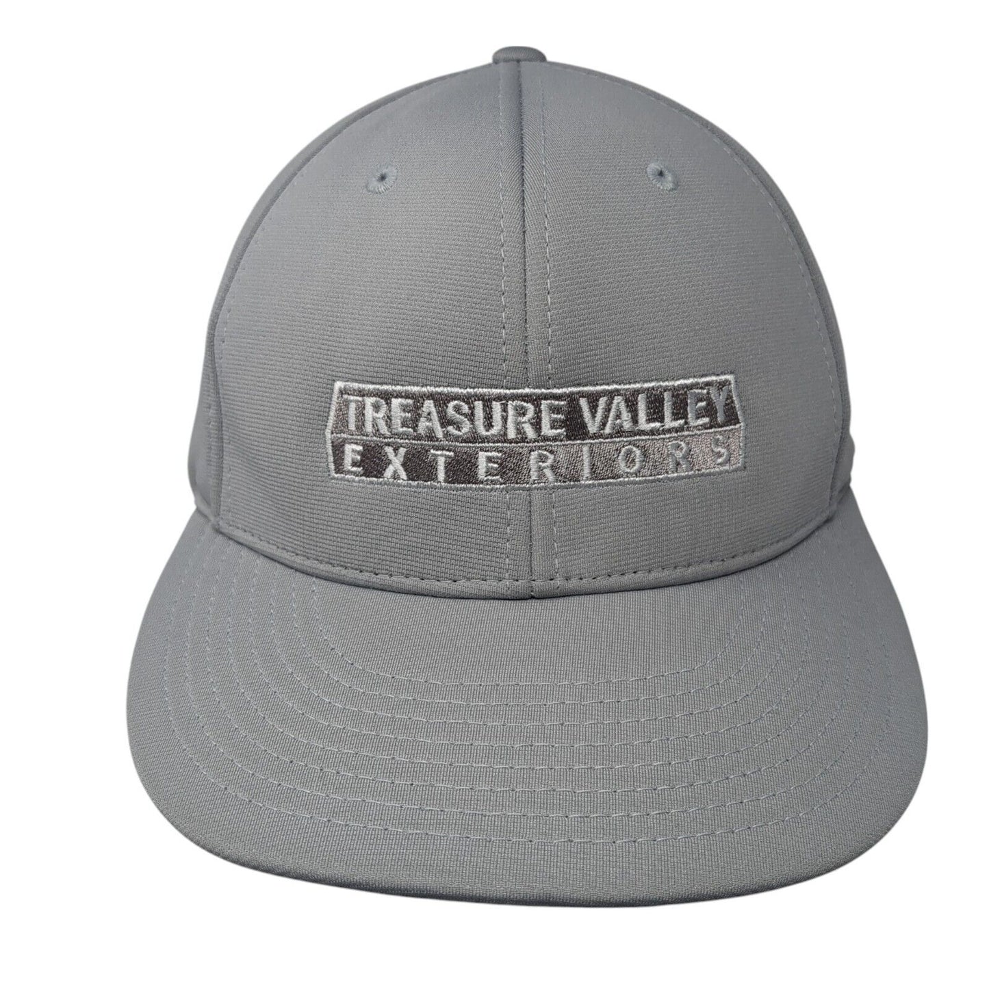 Treasure Valley Exteriors Fitted Hat Gray L-XL Richardson Pulse Flexfit