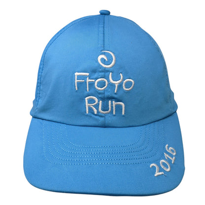 Froyo Run 2016 Strapback Baseball Cap Blue One Size Adjustable Embroidered