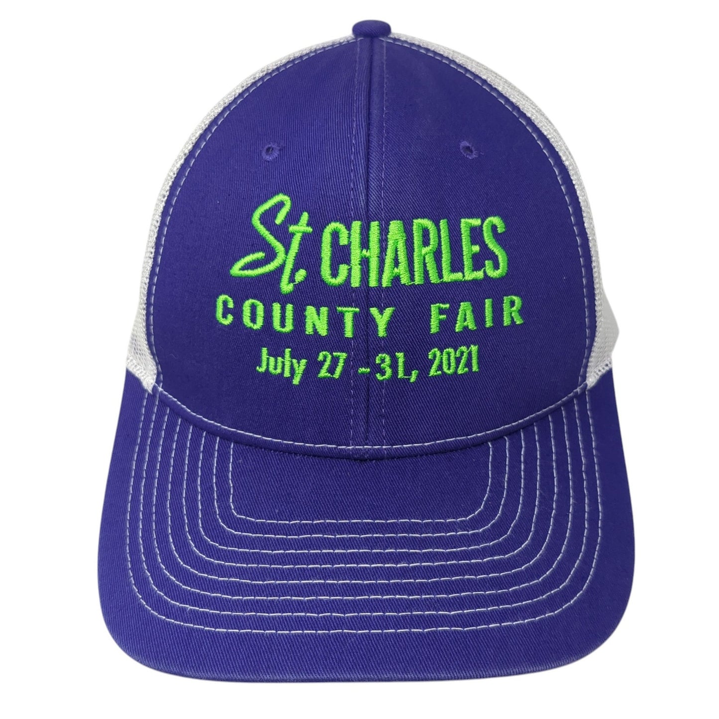 St. Charles Country Fair July 27-31, 2021 Trucker Hat Purple One Size Sweet Caps