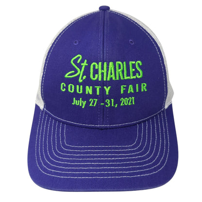 St. Charles Country Fair July 27-31, 2021 Trucker Hat Purple One Size Sweet Caps