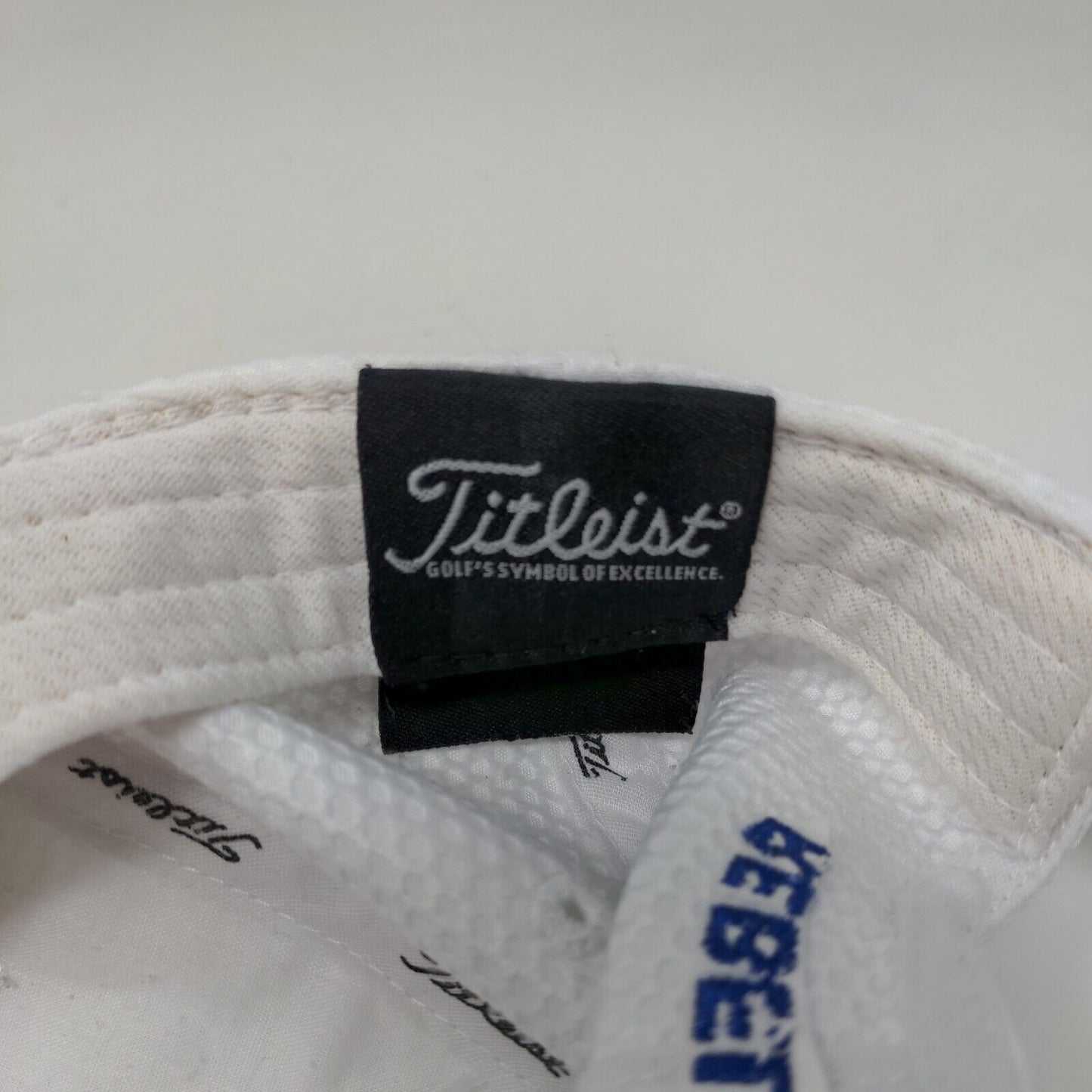Titleist Rebels Golf Slideback Hat White One Size Embroidered 6 Panel