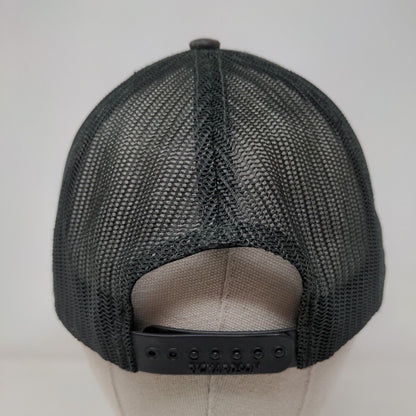 Live Wire Snapback Mesh Back Trucker Hat Camo One Size Embroidered