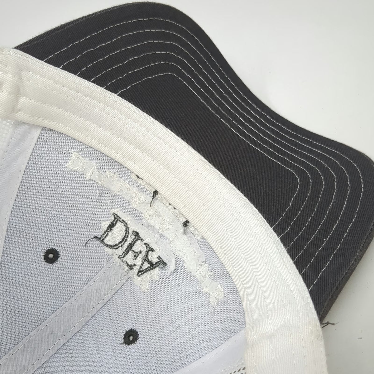 Otto Trucker Hat Gray White One Size DFA Dillabaugh's Flooring America Snapback