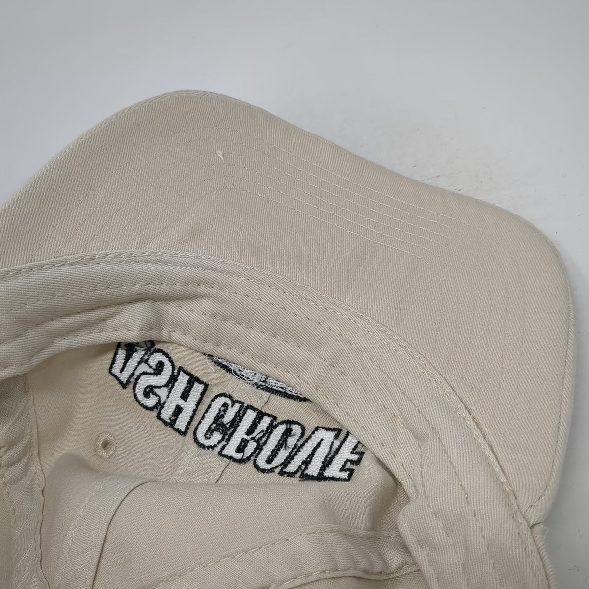 Graffiti Baseball Cap Beige One Size Slideback Cotton Ash Grove Est 1882 Hat